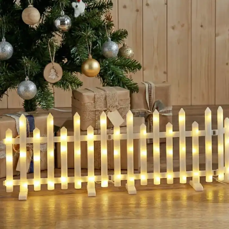 Set di 8 barriere luminose 192 LED (2,85 m x H25 cm) Incanto Bianco caldo
