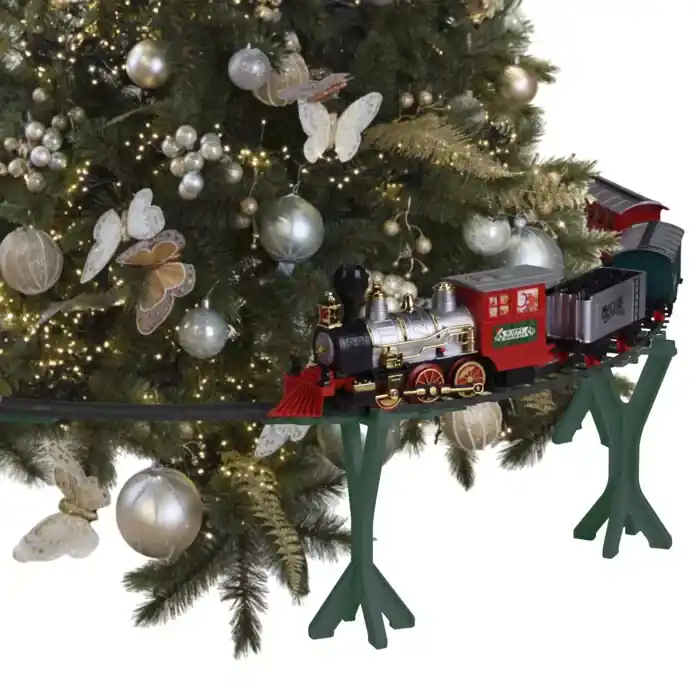 Trenino elettrico musicale a pile per albero di Natale (D88 cm) King‘s Cross