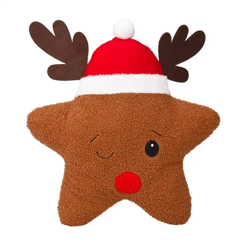 Cuscino di Natale (43 cm) Stella di Natale