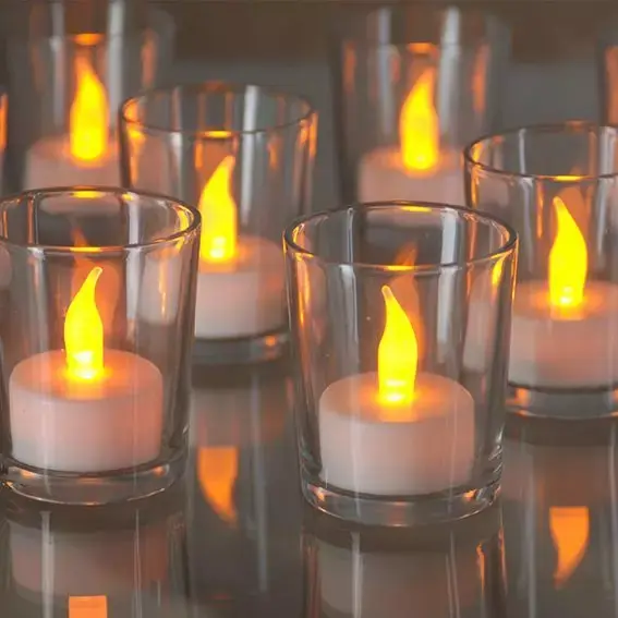 Set di 6 lumini decorativi LED Elyo Bianco caldo