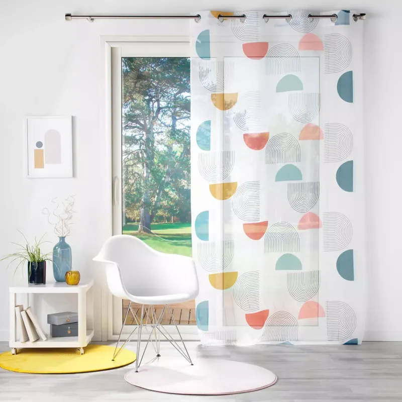 Tenda trasparente (140 x 240 cm) Popart Multicolore
