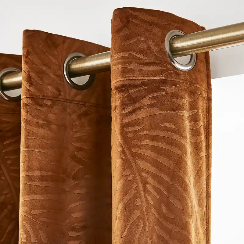 Tenda oscurante velluto (140 x 240 cm) Fern Camel