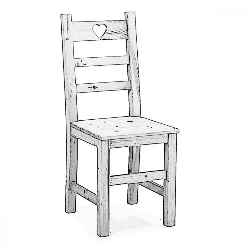 Mia Cuore Legno Grezzo