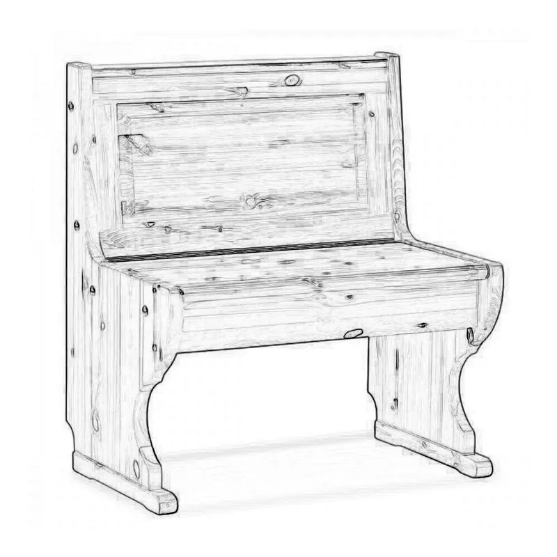Paradiso 56 legno grezzo