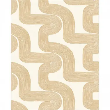 Curving Lines Beige M 104771003