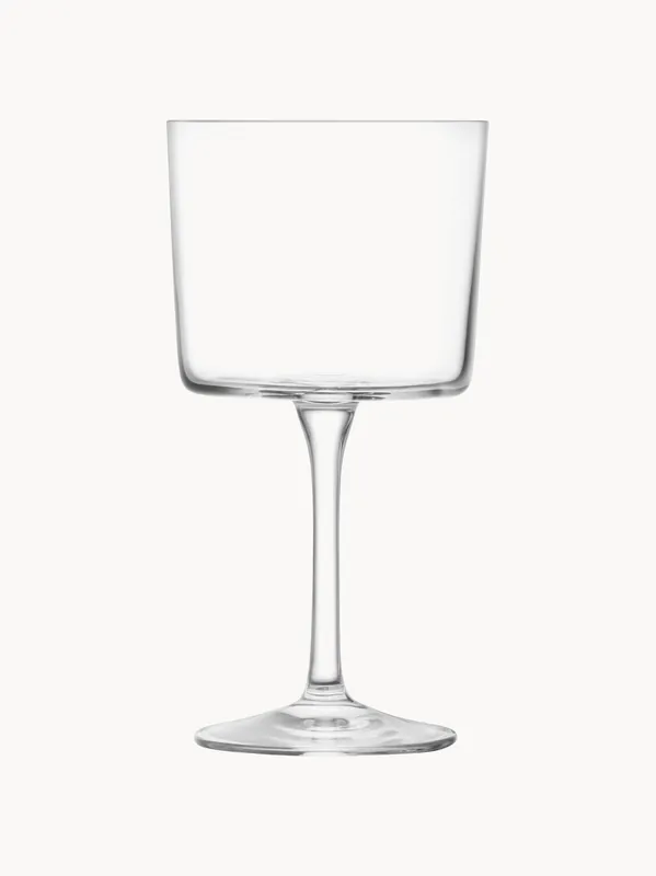 Set di 4 bicchieri da vino rosso Gio
