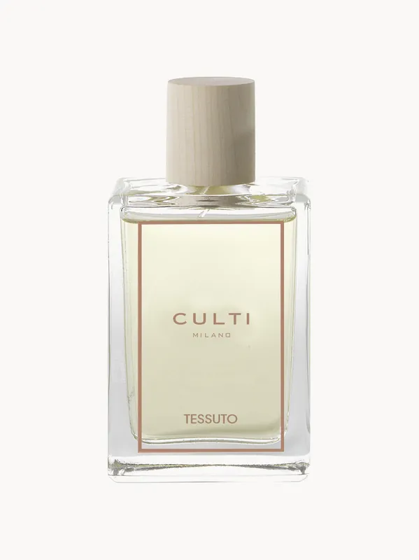 Spray per ambienti Tessuto (foglie di cassis, fiori di cotoneda, gelsomino, muschio bianco)