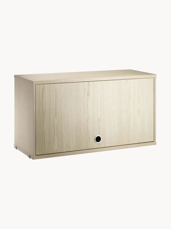 Armadietto con anta ribaltabile String System, larg. 78 x prof. 30 cm