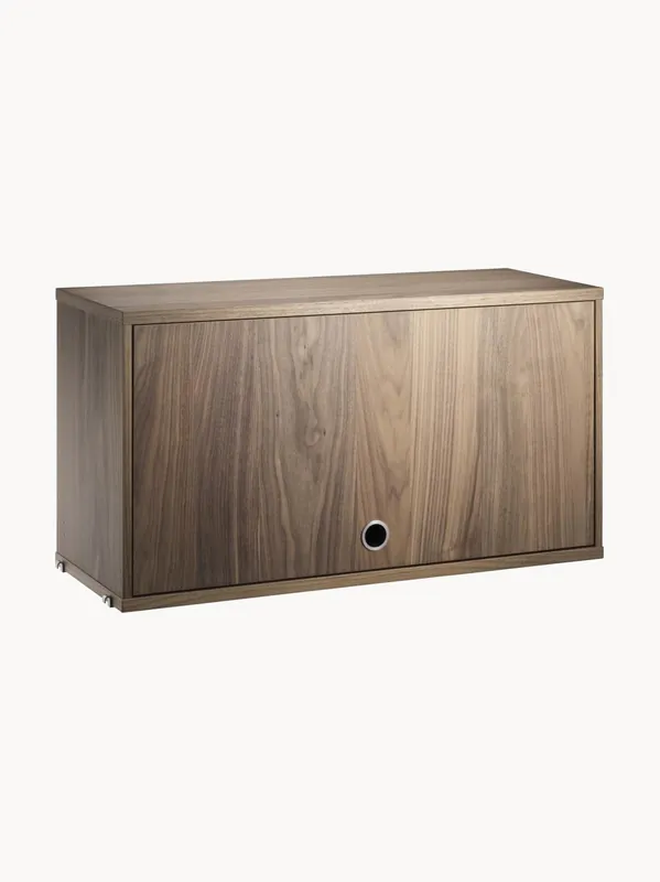 Armadietto con anta ribaltabile String System, larg. 78 x prof. 30 cm