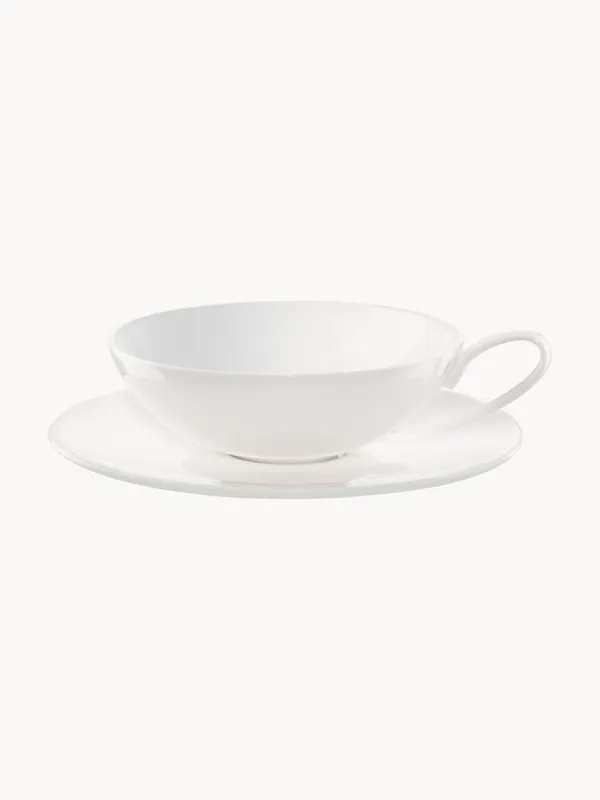 Tazza con piattino in Fine Bone China Patricia