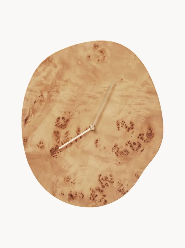 Orologio da parete in legno Melt