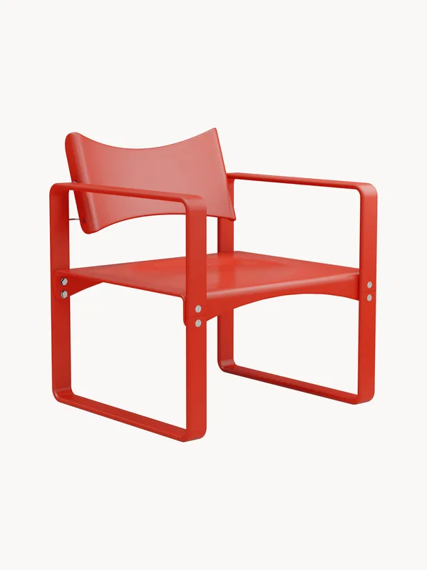 Sedia con braccioli da pranzo Series 270 F, Design Verner Panton
