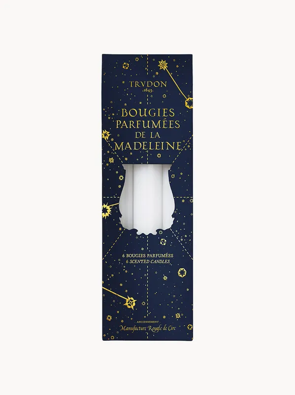 Set di 6 candele profumate fatte a mano Fir (conifera, mirra e incenso)