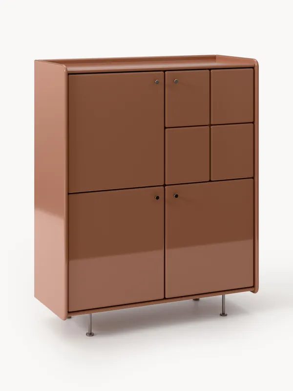 Credenza alta in metallo Coya