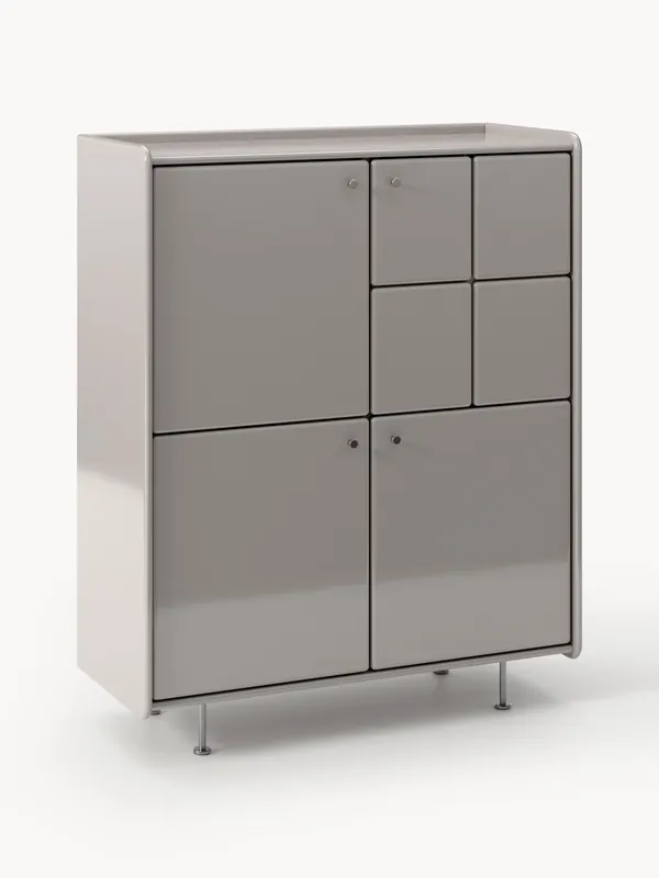 Credenza alta in metallo Coya