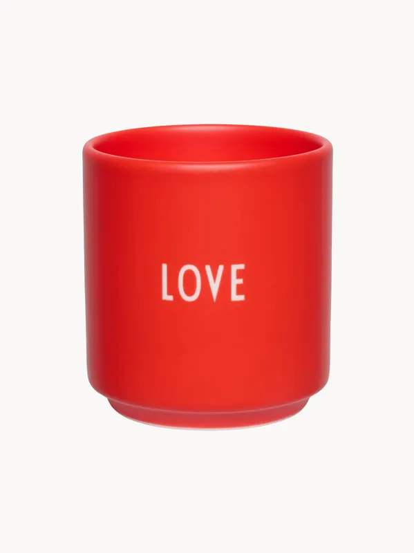 Tazza con scritta Favourite Love