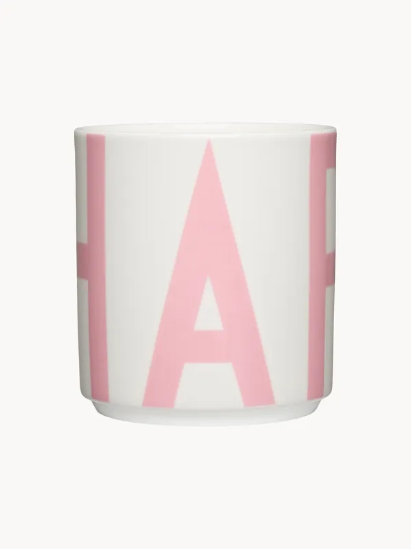 Tazza con scritta Vintage ABC Happy