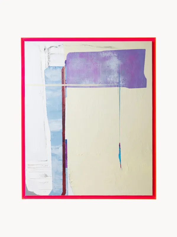 Quadro dipinto a mano con cornice Days In The City