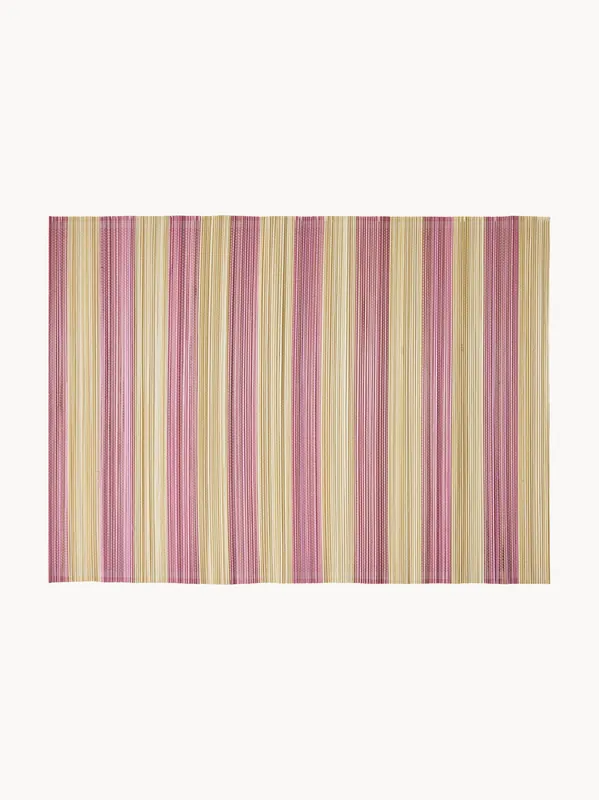 Set di 6 tovagliette americane in bambù Roseate