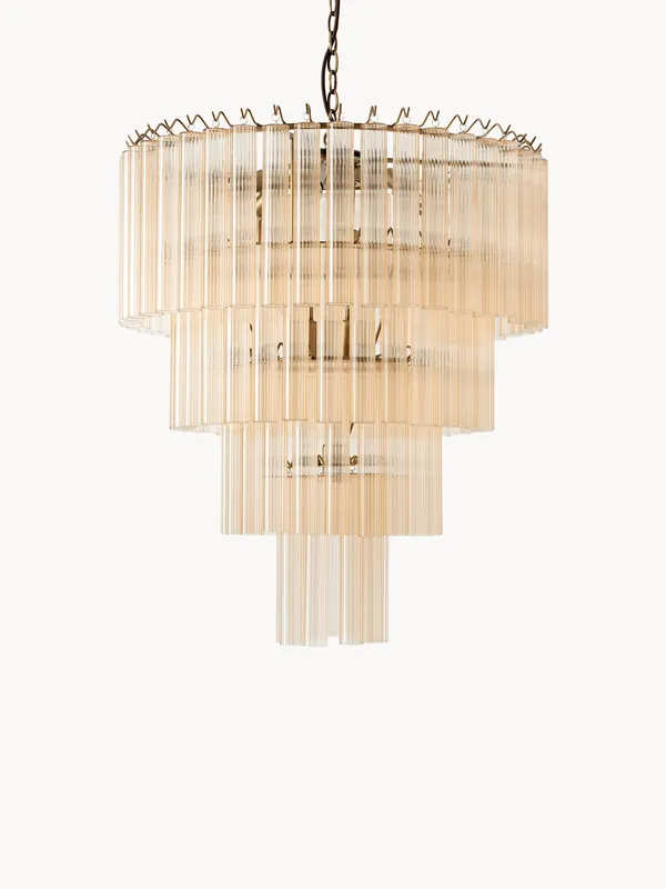 Lampadario in vetro Janae