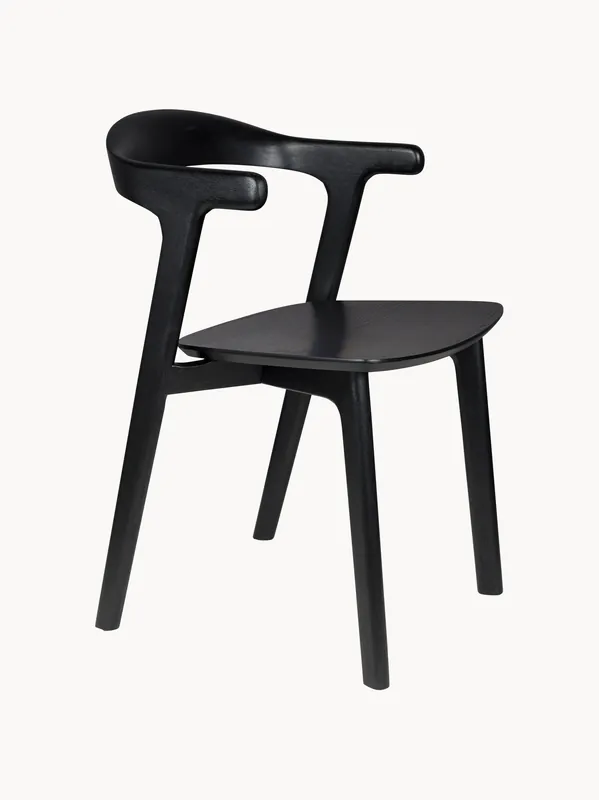 Set di 2 sedie con braccioli in legno Northwood