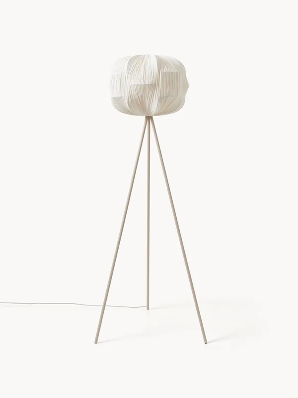 Lampada da terra in lino Aroa