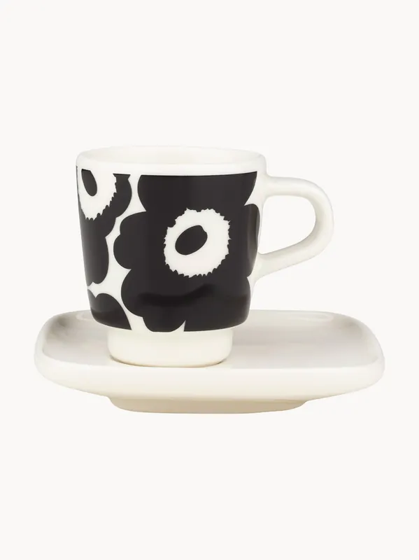 Tazzina e piattino da caffè Unikko