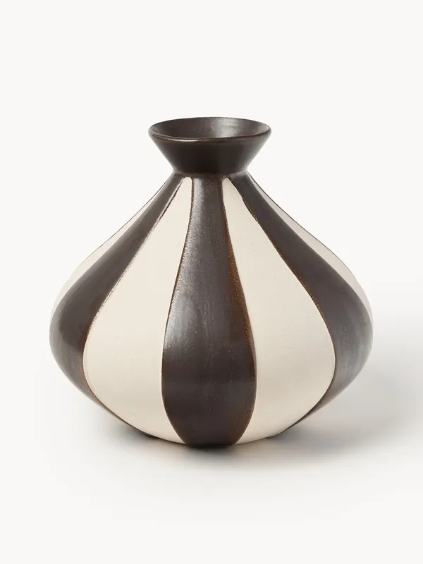 Vaso dipinto a mano Charly, alt. 27 cm