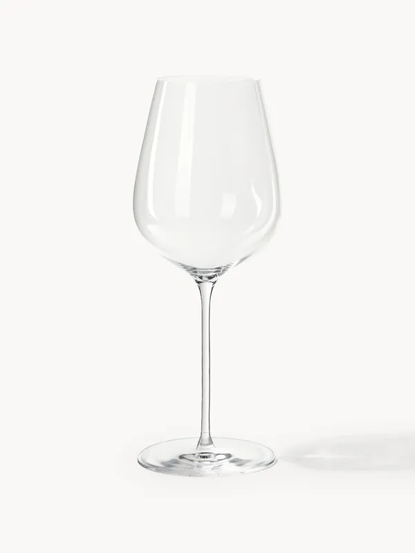 Set di 4 bicchieri da vino bianco in cristallo Galilee