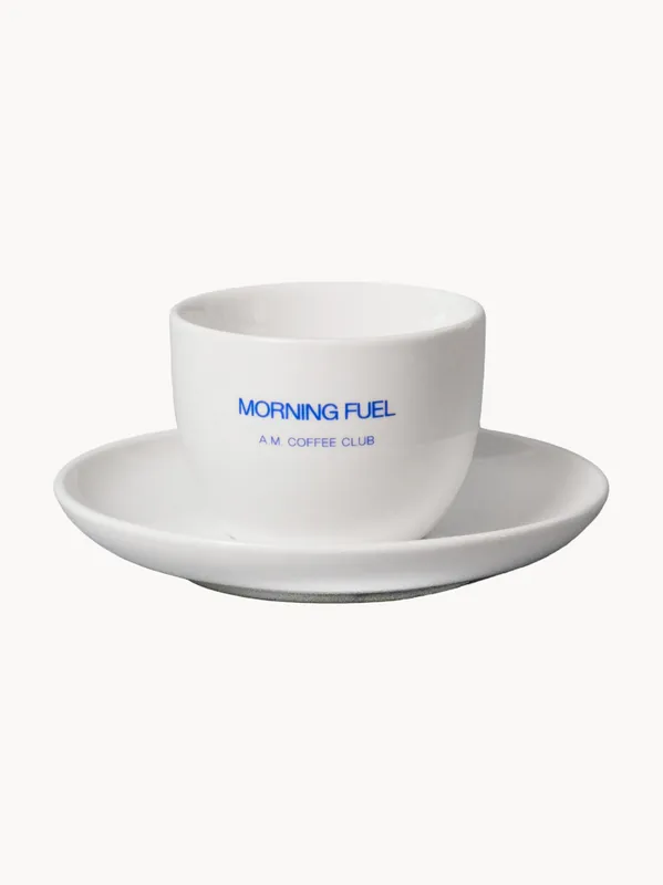 Tazza da caffè con piattino Morning Fuel
