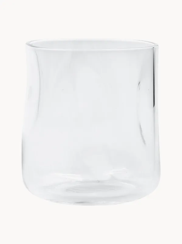 Set di 4 bicchieri in vetro soffiato Sand