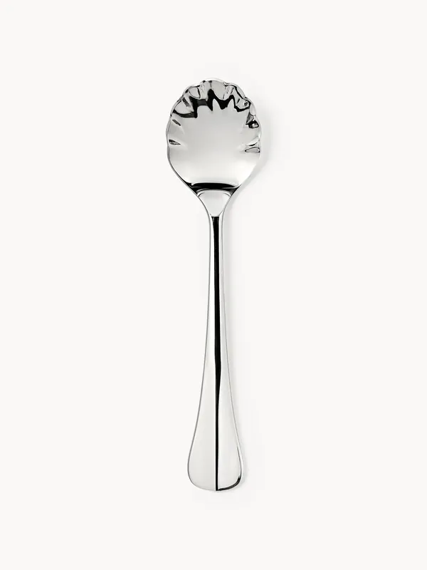 Set di 4 cucchiaini in acciaio inox lucido Ondine