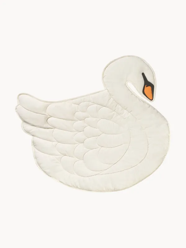 Tappeto da gioco per bambini fatto a mano Swan Lake