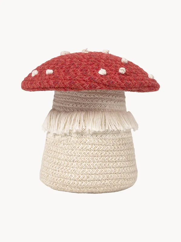 Cesto portaoggetti per bambini fatto a mano Back To School con coperchio