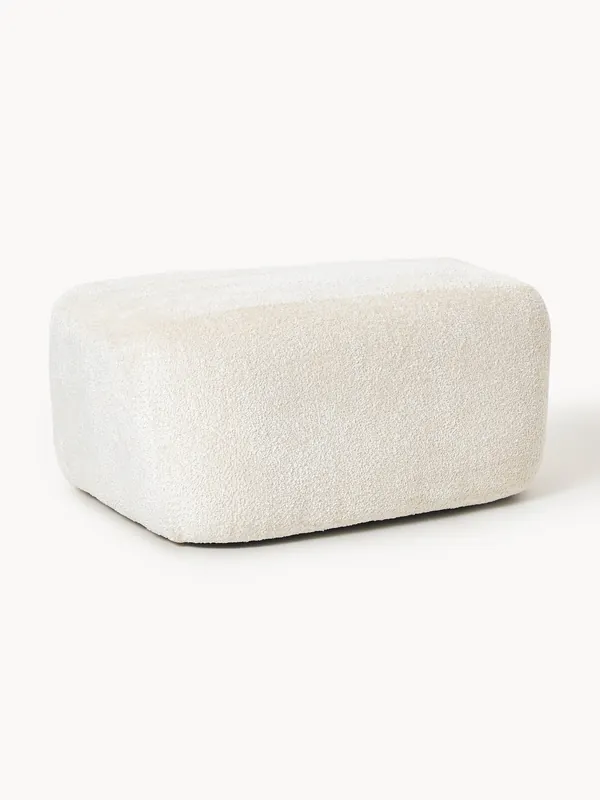 Pouf grande in bouclé Wolke