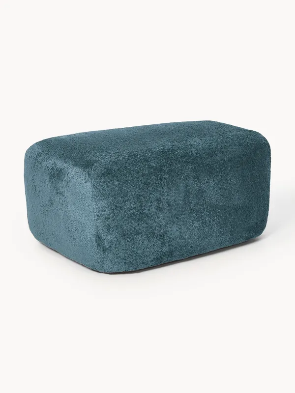 Pouf grande in bouclé Wolke