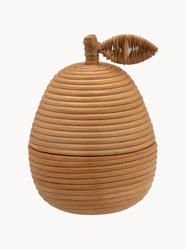 Scatola portaoggetti fatto a mano con coperchio Pear