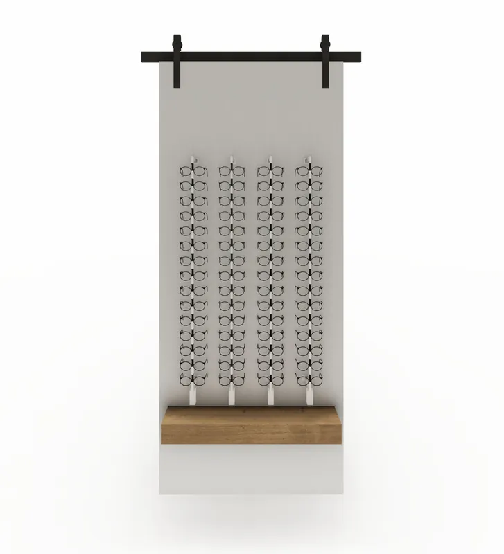 Glasgow A Aluminia Key 1000 | Industrial | Pannello a muro con colonna per occhiali