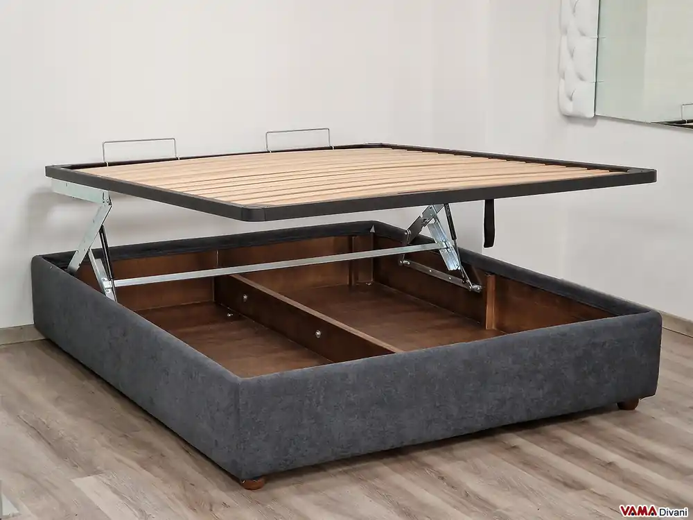 Letto contenitore matrimoniale