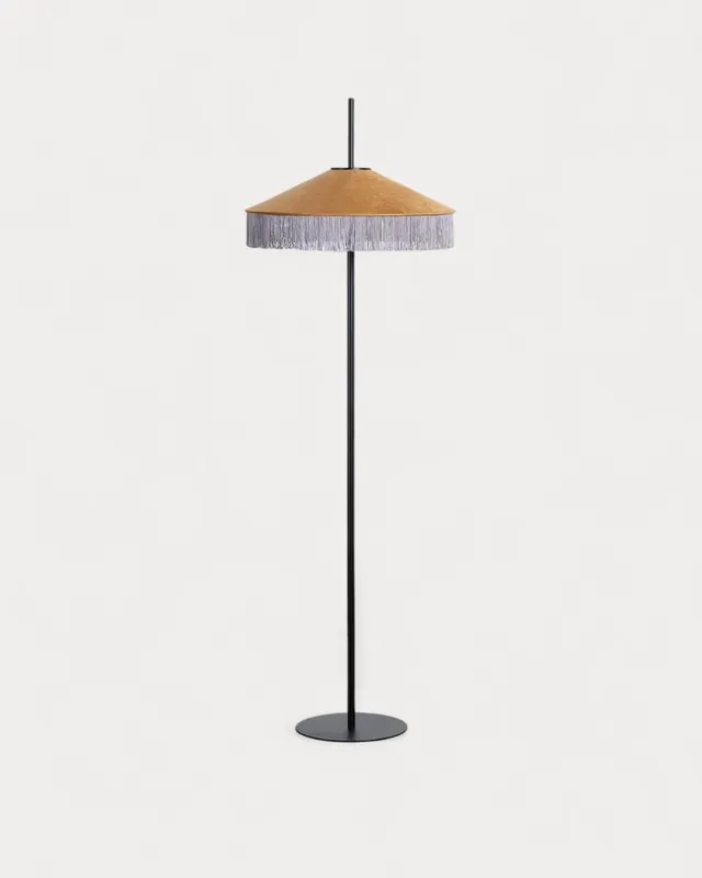 Lampada da Terra in Velluto Pendala