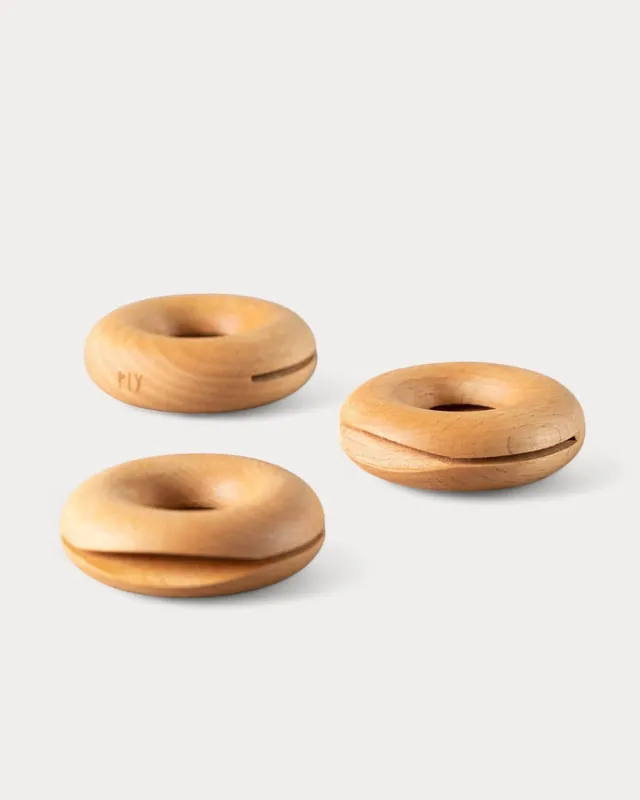 Set 3 Pinze in Legno Piy