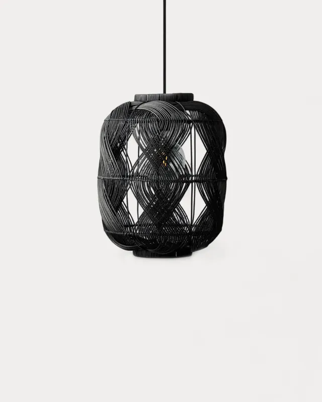 Lampada da Soffitto in Rattan (Ø35 cm) Hopp