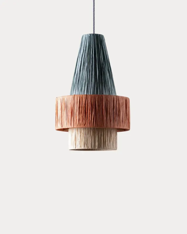 Lampada da Soffitto in Rafia Neila