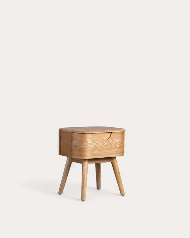 Pack 2 Comodini con Cassetto in Legno (45,5X36 cm) Tika