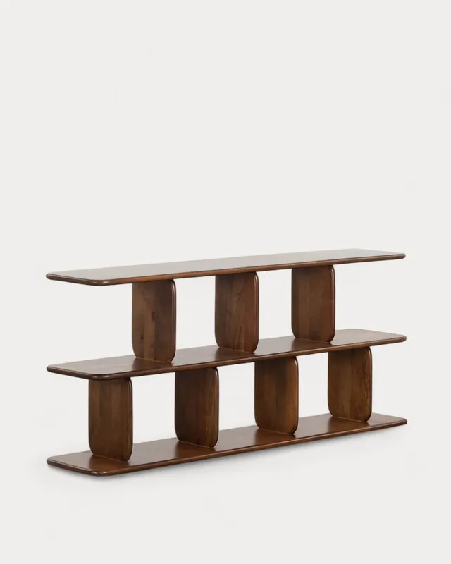 Scaffale Basso in Legno di Mango (75,5x176 cm) Mireil