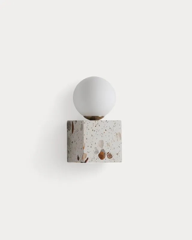 Lampada da Parete a Cubo Terrazzo Lunas