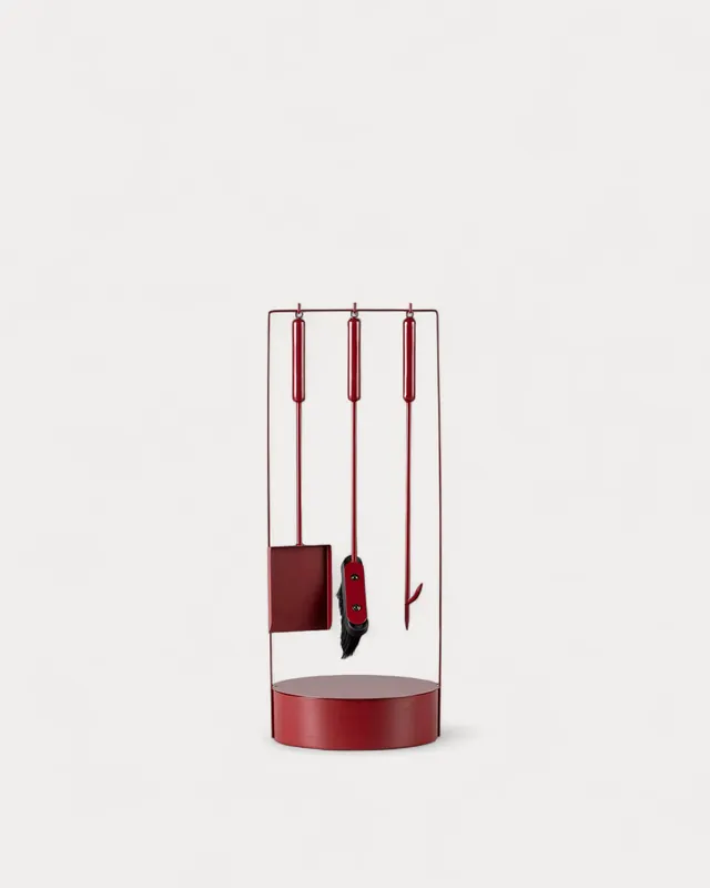 Set Accessori Caminetto in Metallo Lior