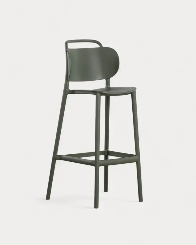 Sgabello alto in polipropilene (75 cm) Kole