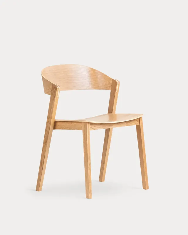 Pack da 2 Sedie da Pranzo in Legno di Quercia Laly