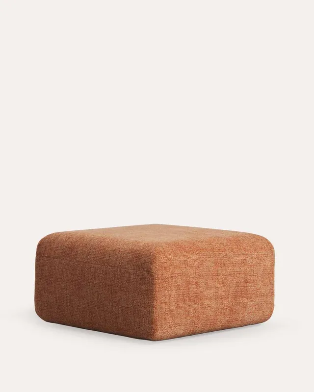 Modulo pouf in Tessuto Sottovuoto per Divano Modulare Rhys